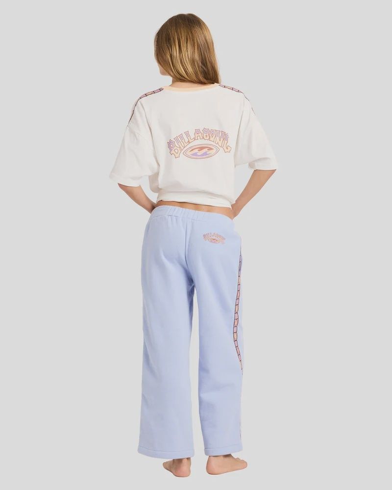 BILLABONG TEEN GIRLS OLD DAYZ TRACKPANT - TWIGHLIGHT BLUE