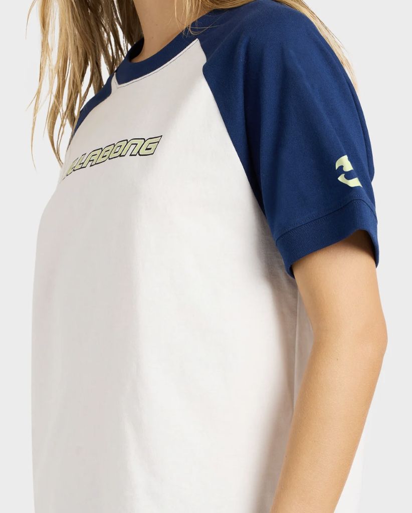 BILLABONG WOMENS BILLA TRIPPER S/S TEE - WHITE