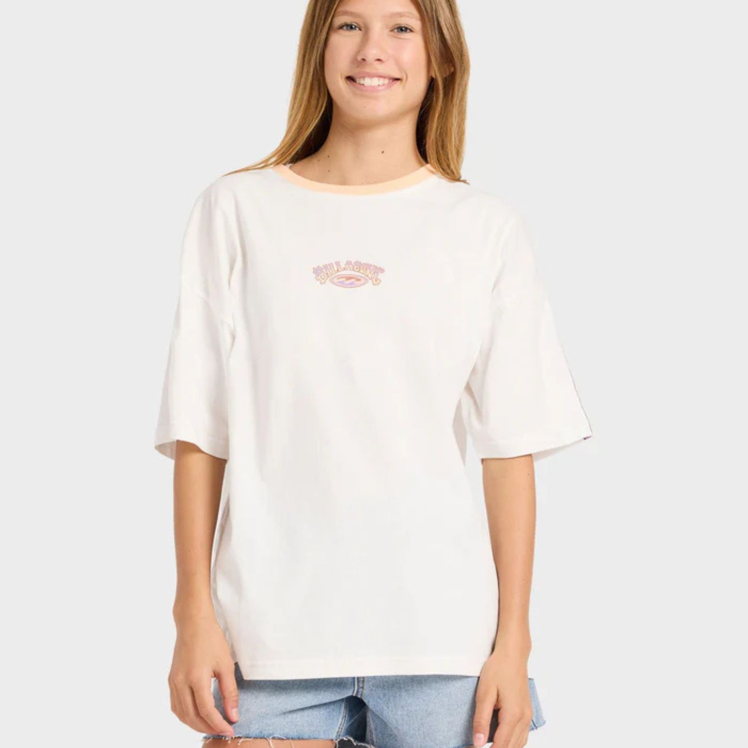 BILLABONG TEEN GIRLSOLD DAYZ S/S TEE - SALT CRYSTAL