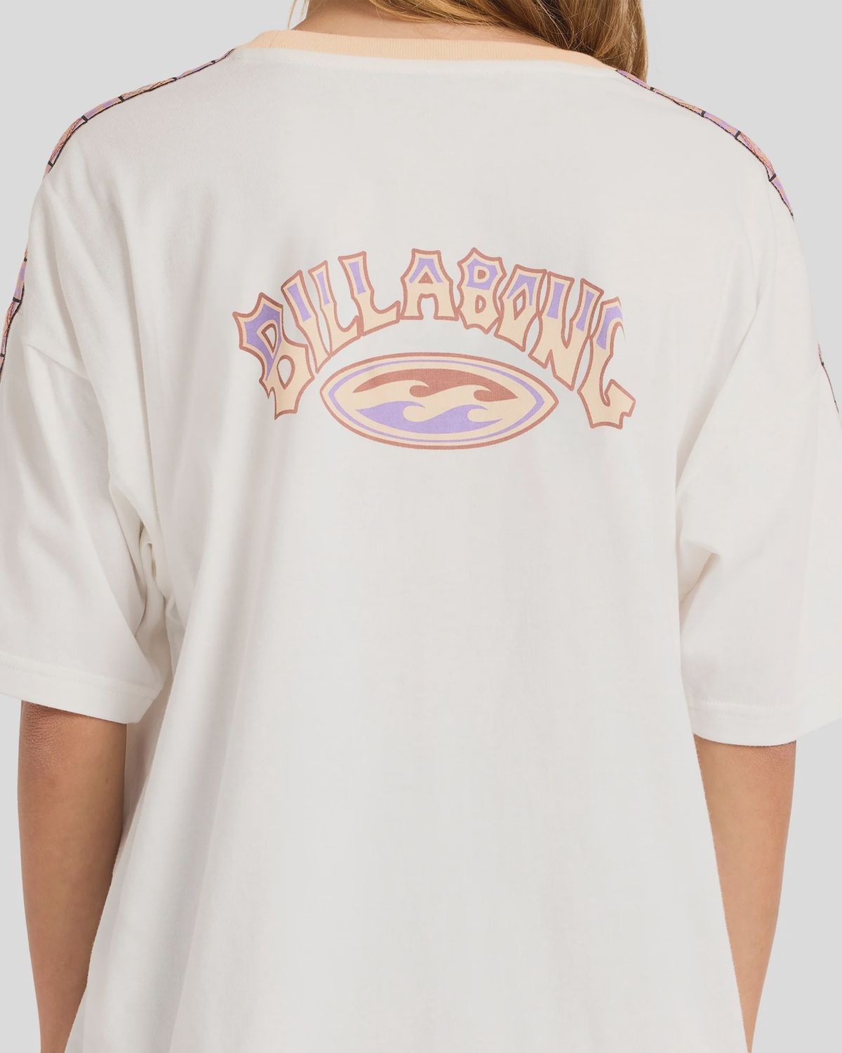 BILLABONG TEEN GIRLS OLD DAYZ S/S TEE - SALT CRYSTAL