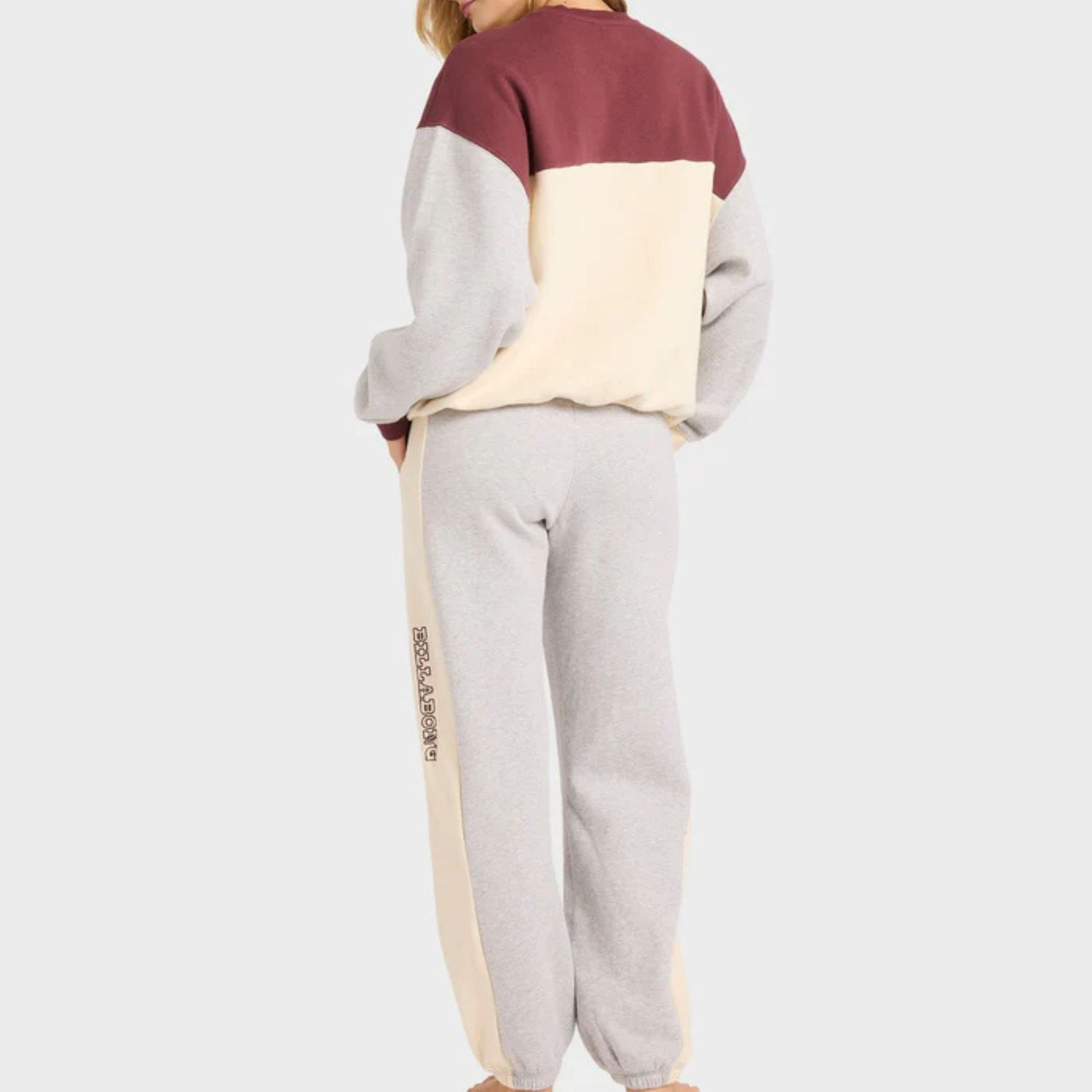 BILLABONG WOMENS GET IT FLEECE JOGGER - HEATHER GREY