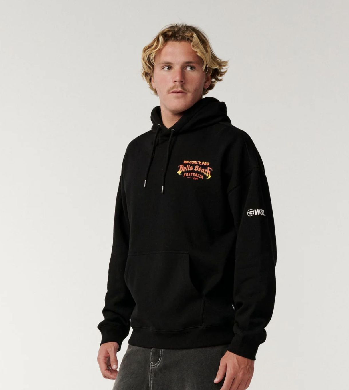 RIPCURL MENS BELLS PRO 26 HOOD - BLACK