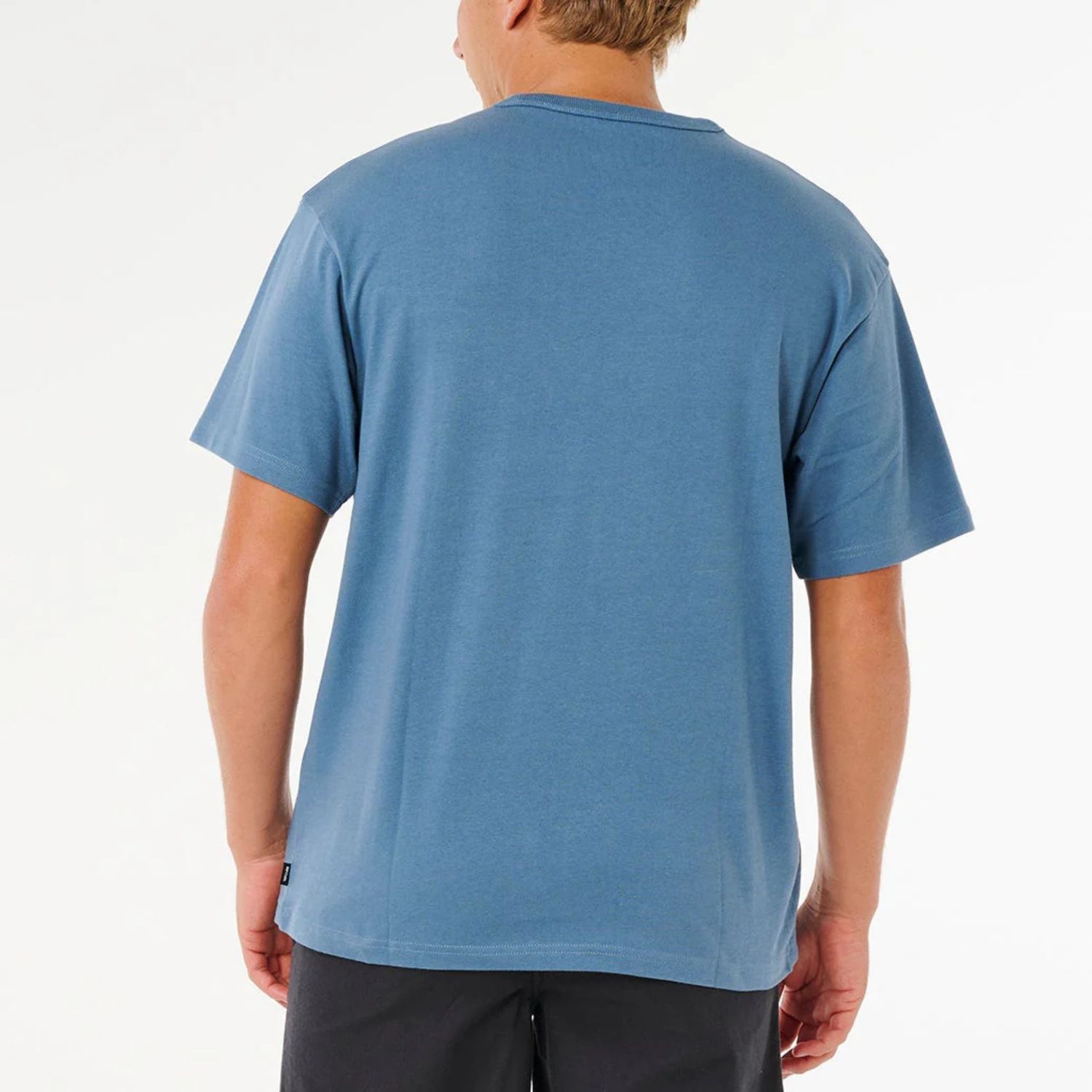 RIPCURL MENS PREMIUM SURF WETTIE S/S TEE - BLUE FIN