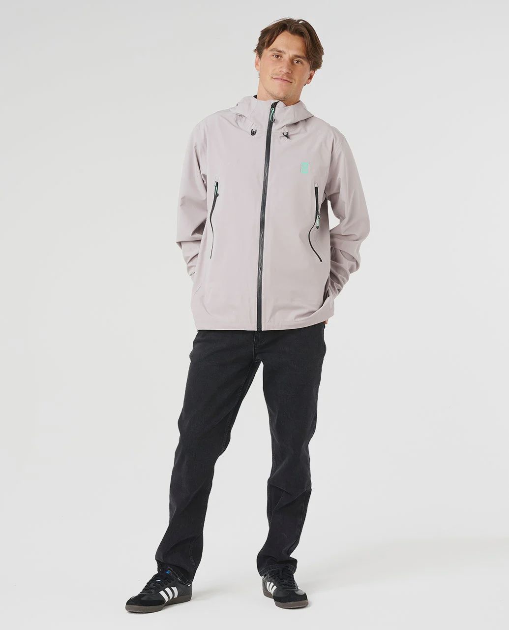 RIPCURL MENS ANTI SERIES SEARCH SPRAY10K10K JACKET - STONE
