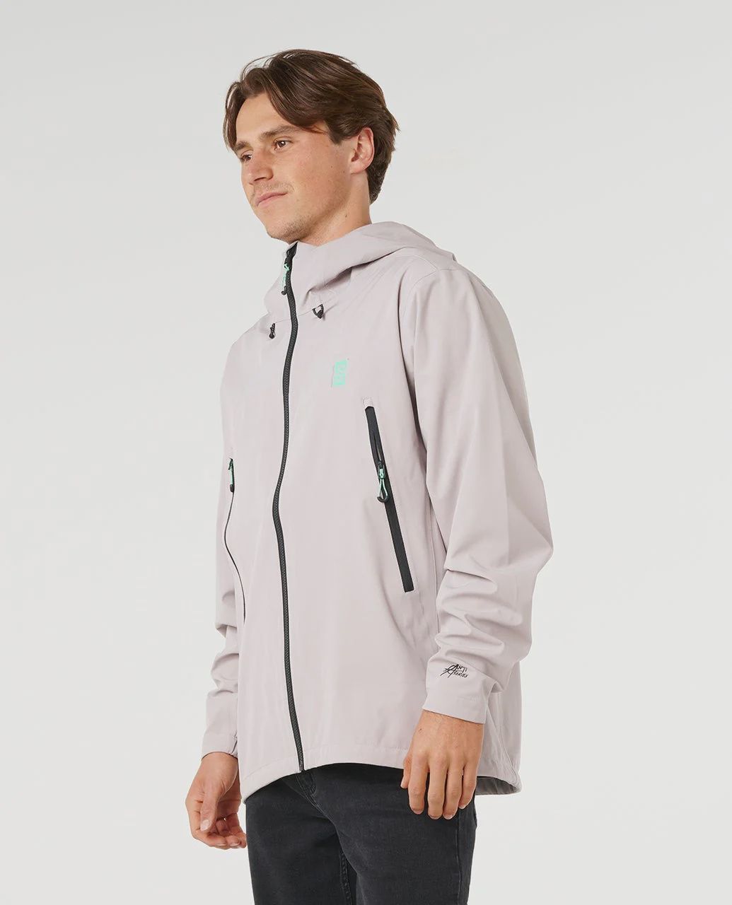 RIPCURL MENS ANTI SERIES SEARCH SPRAY10K10K JACKET - STONE
