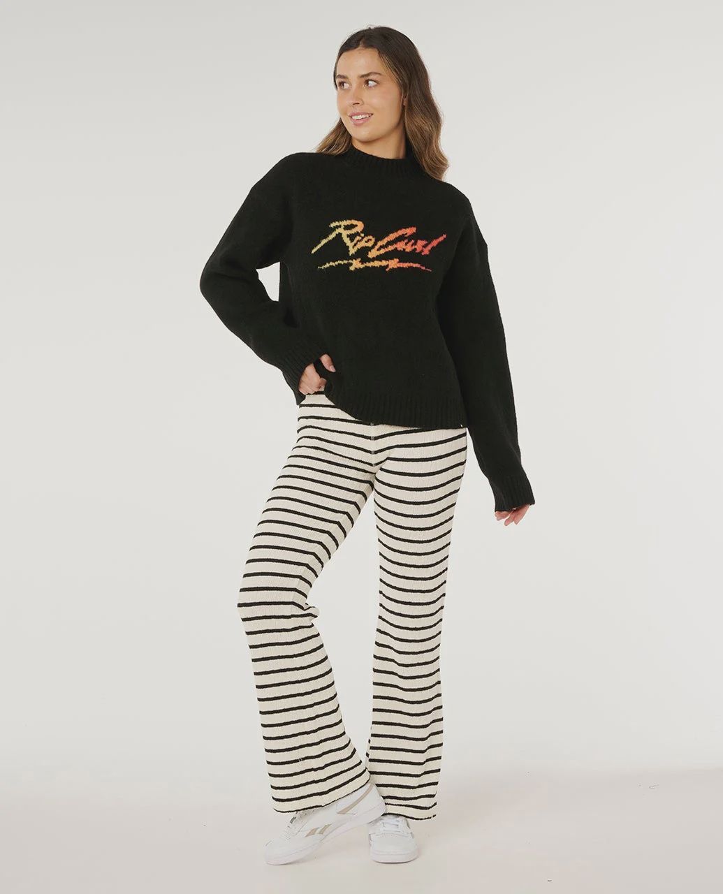 RIPCURL WOMENS RIP CURL PARADISE KNIT - BLACK