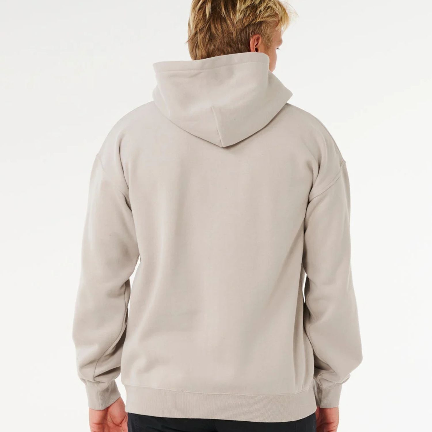 RIPCURL MENS SEARCH ZIP THRU HOOD - STONE