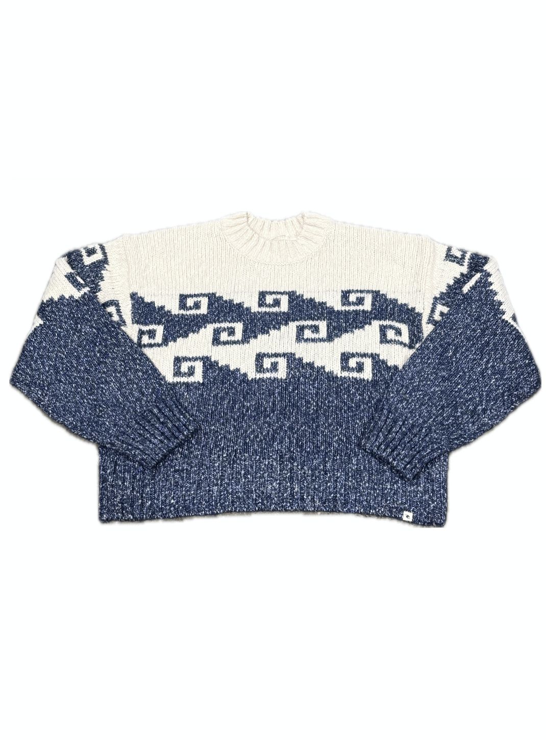 RIPCURL WOMENS PACIFIC COAST KNIT SWEATER - BLUE