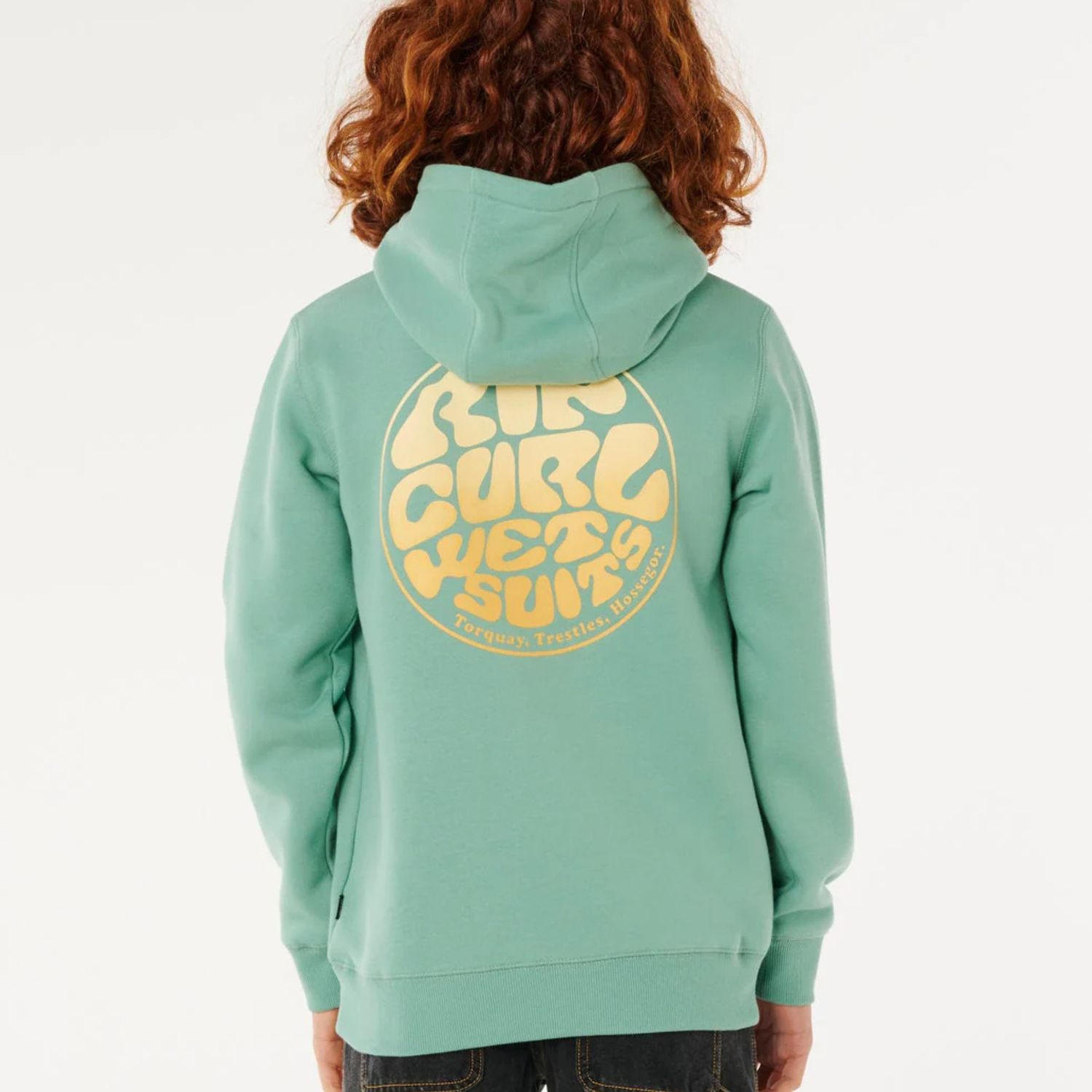 RIPCURL TEEN BOYS WETSUIT ICON HOOD - ALOE