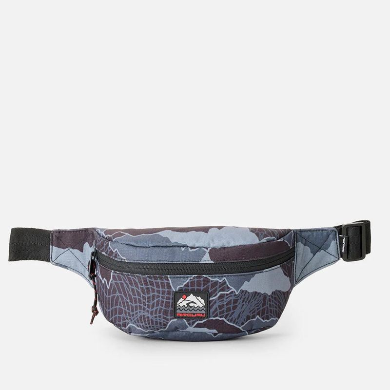 RIPCURL MENS WAIST BAG SEARCH CAMO - BLACK/GREY
