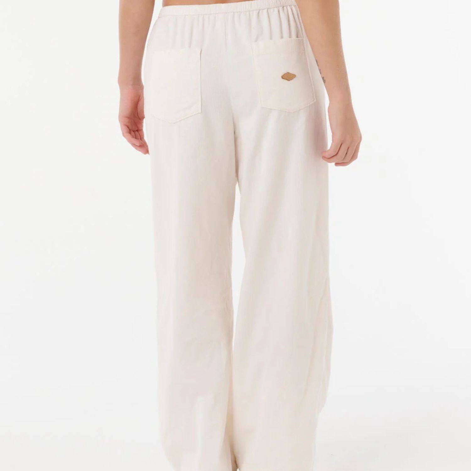 RIPCURL WOMENS KEEPSAKES WASHED CORD PANT - STONE