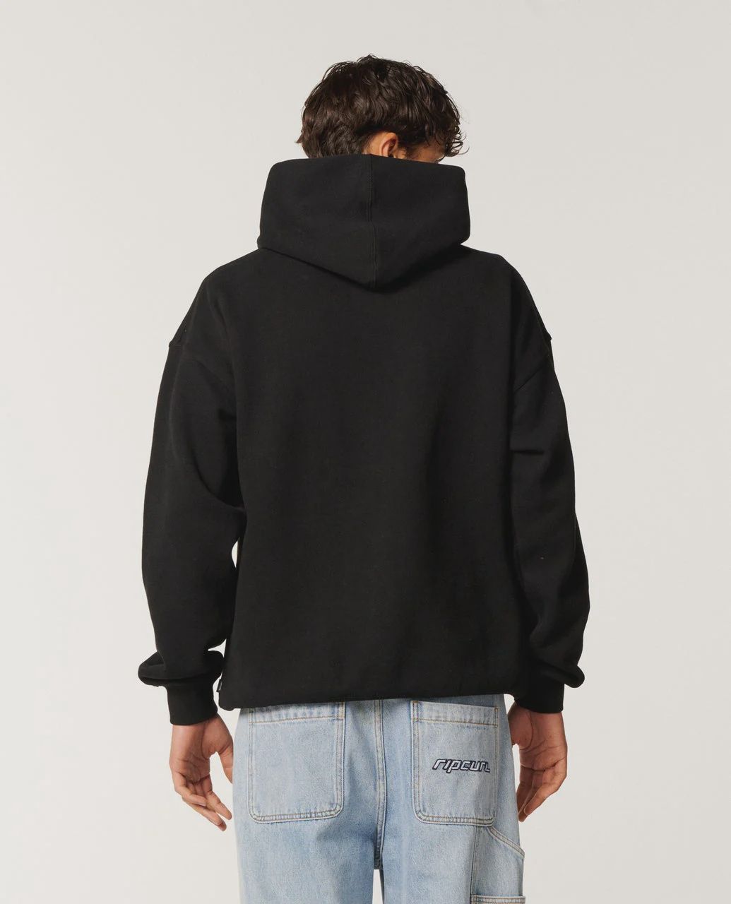 RIPCURL MENS RIP SCRIPT HOOD - BLACK