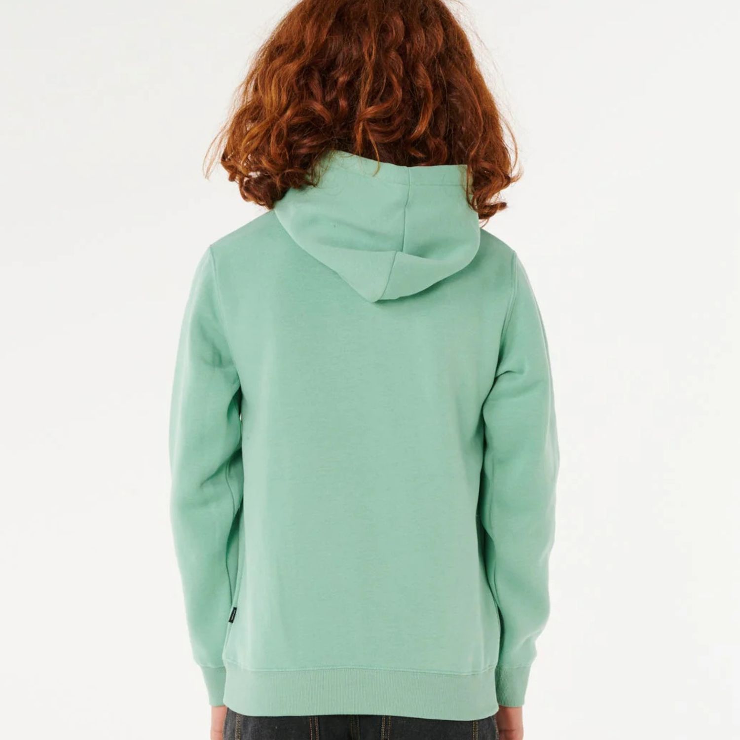 RIPCURL TEEN BOYS STAPLER HOOD - ALOE