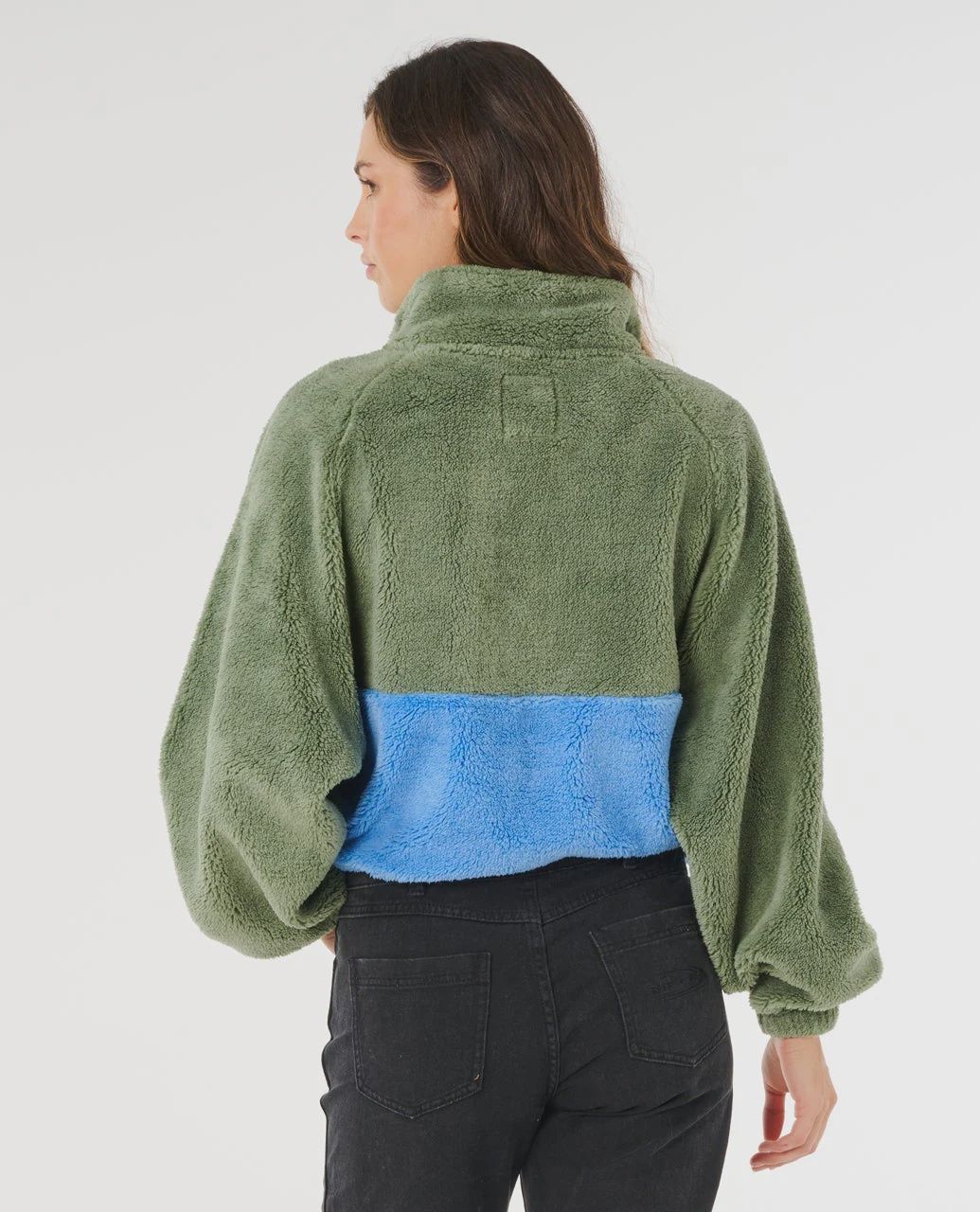 RIPCURL WOMENS HOTEL MALIBU POLAR FLEECE - SAGE