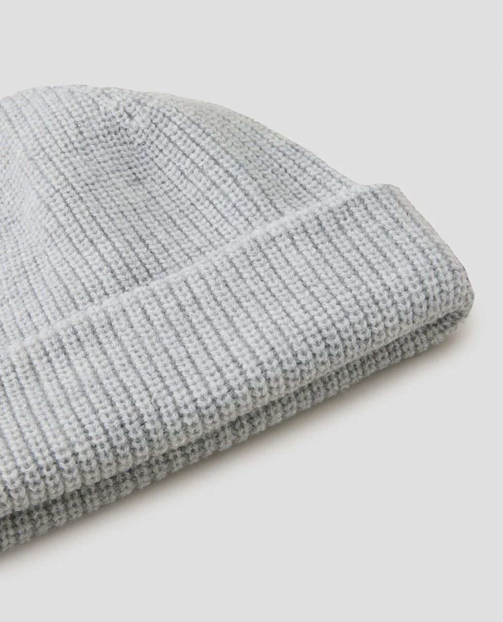 RIPCURL MENS PILL SHALLOW BEANIE - GREY HEATHER