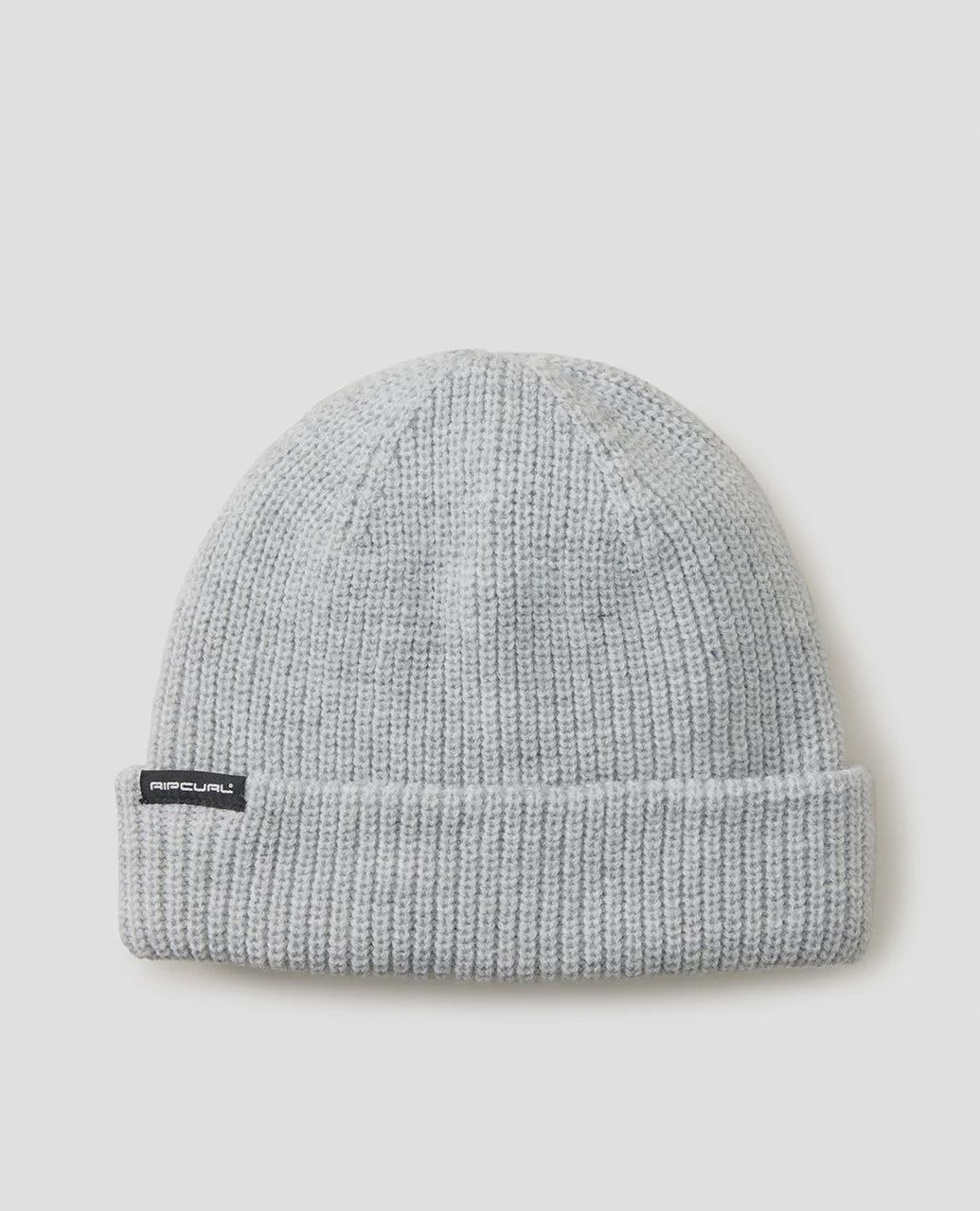 RIPCURL MENS PILL SHALLOW BEANIE - GREY HEATHER