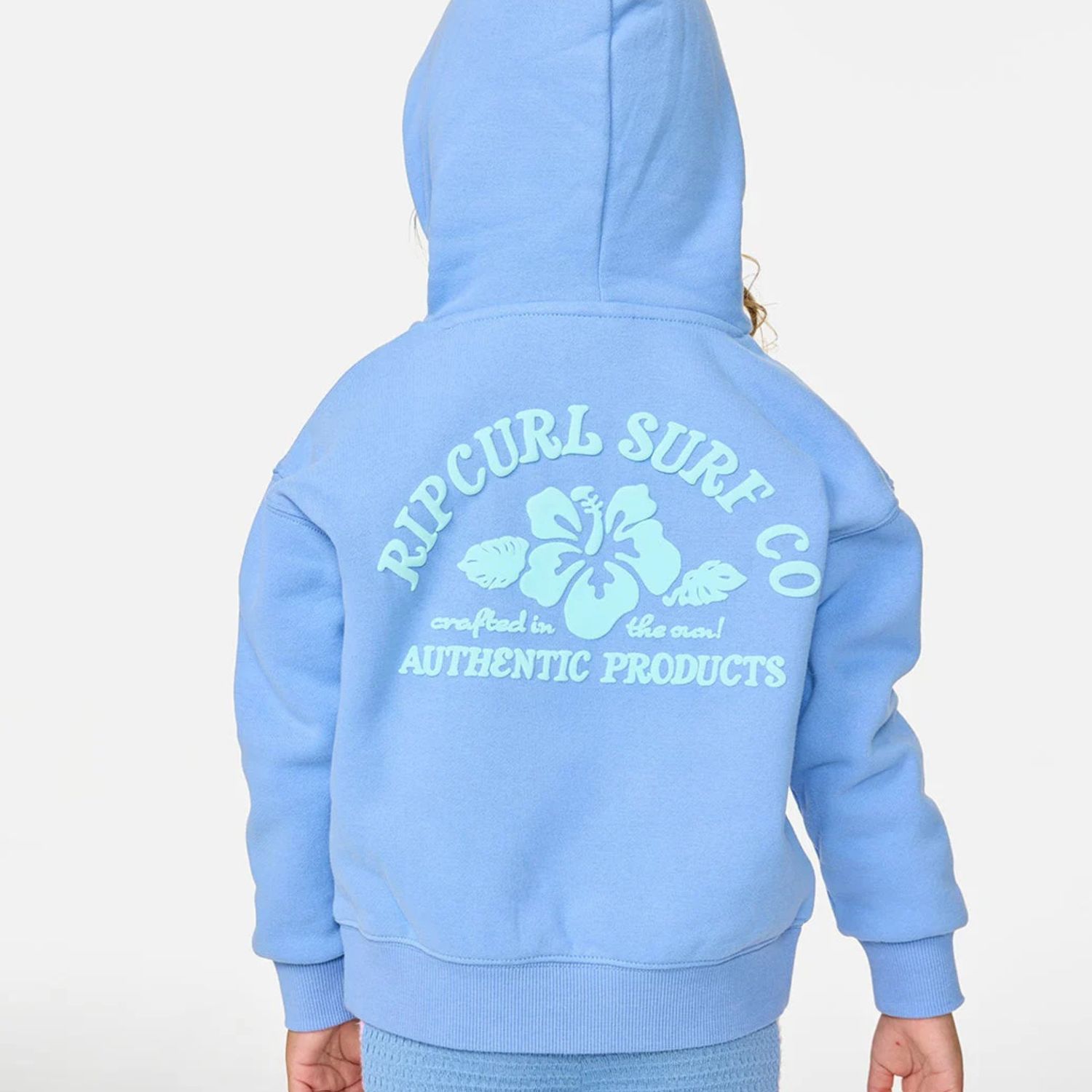 RIPCURL TODDLER GIRLS SURF PUFF HOOD PARTY P - CORNFLOWER BLUE