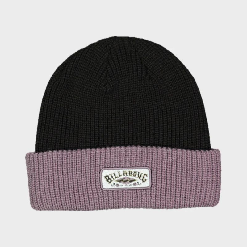 BILLABONG MENS HERITAGE ARCH BEANIE - BLACK
