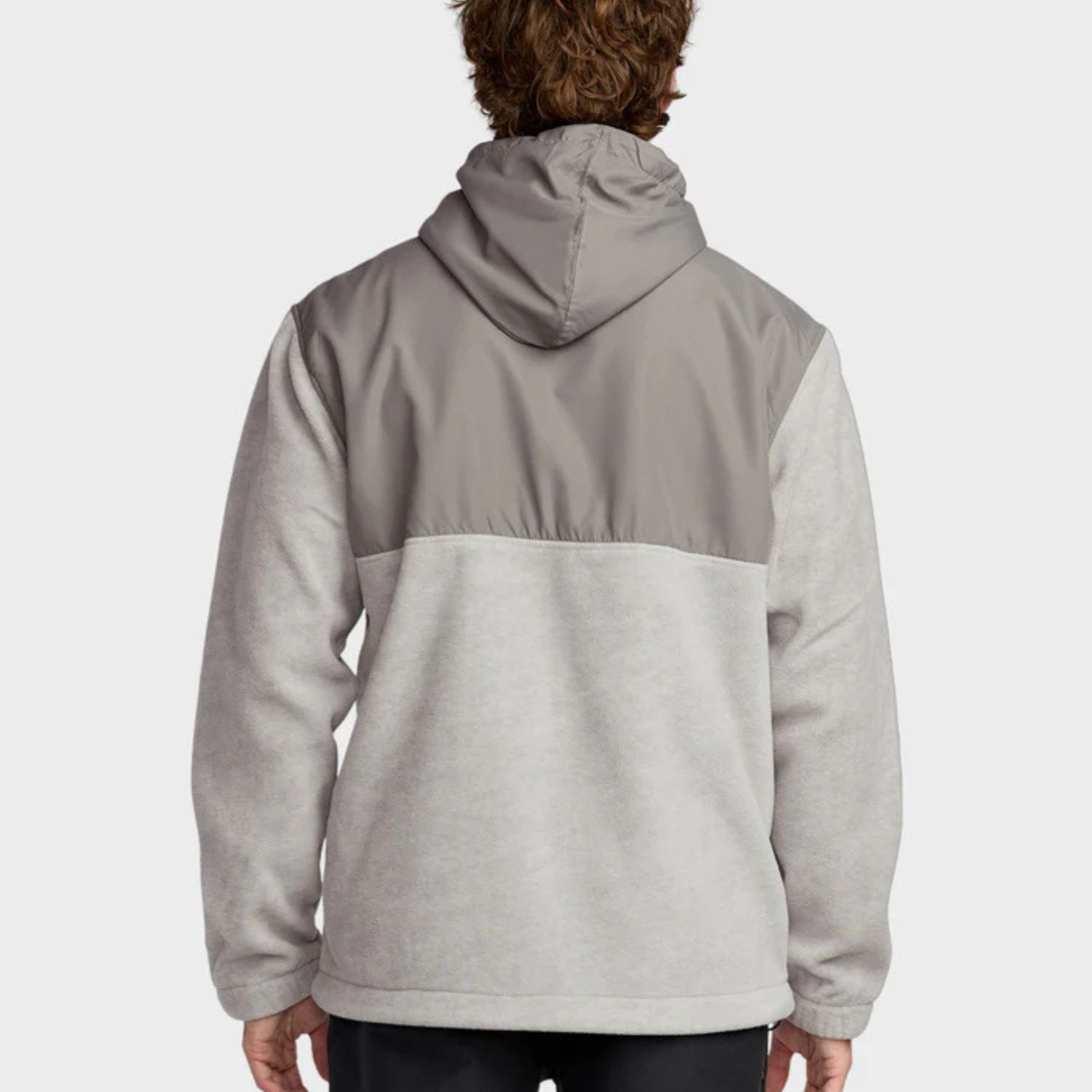 BILLABONG MENS BOUNDARY LITE ZIP THRU HOOD - GREY HEATHER