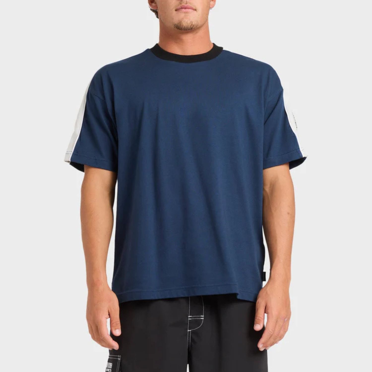 BILLABONG MENS SPEC 73 ICONIC SS TEE - VINTAGE INDIGO