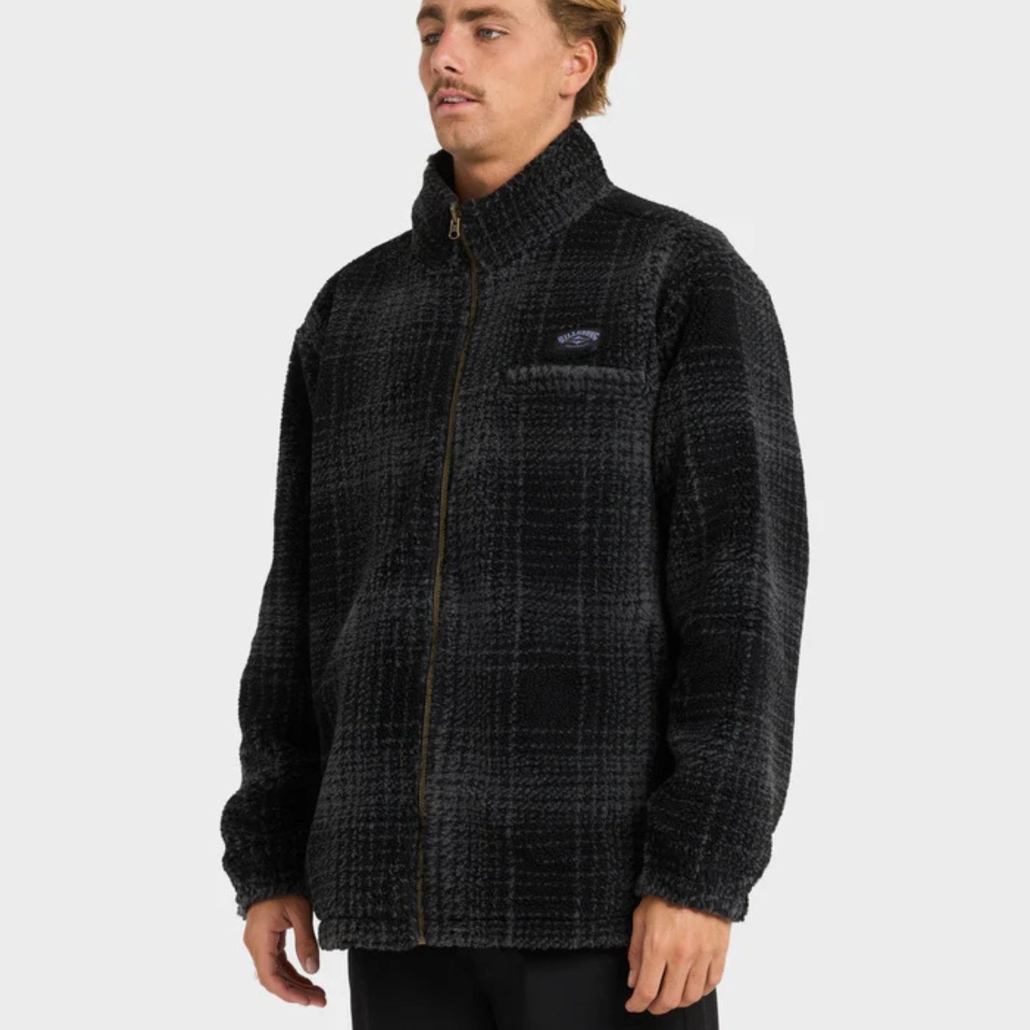 BILLABONG MENS GNARALOO REVERSIBLE JACKET - BLACK