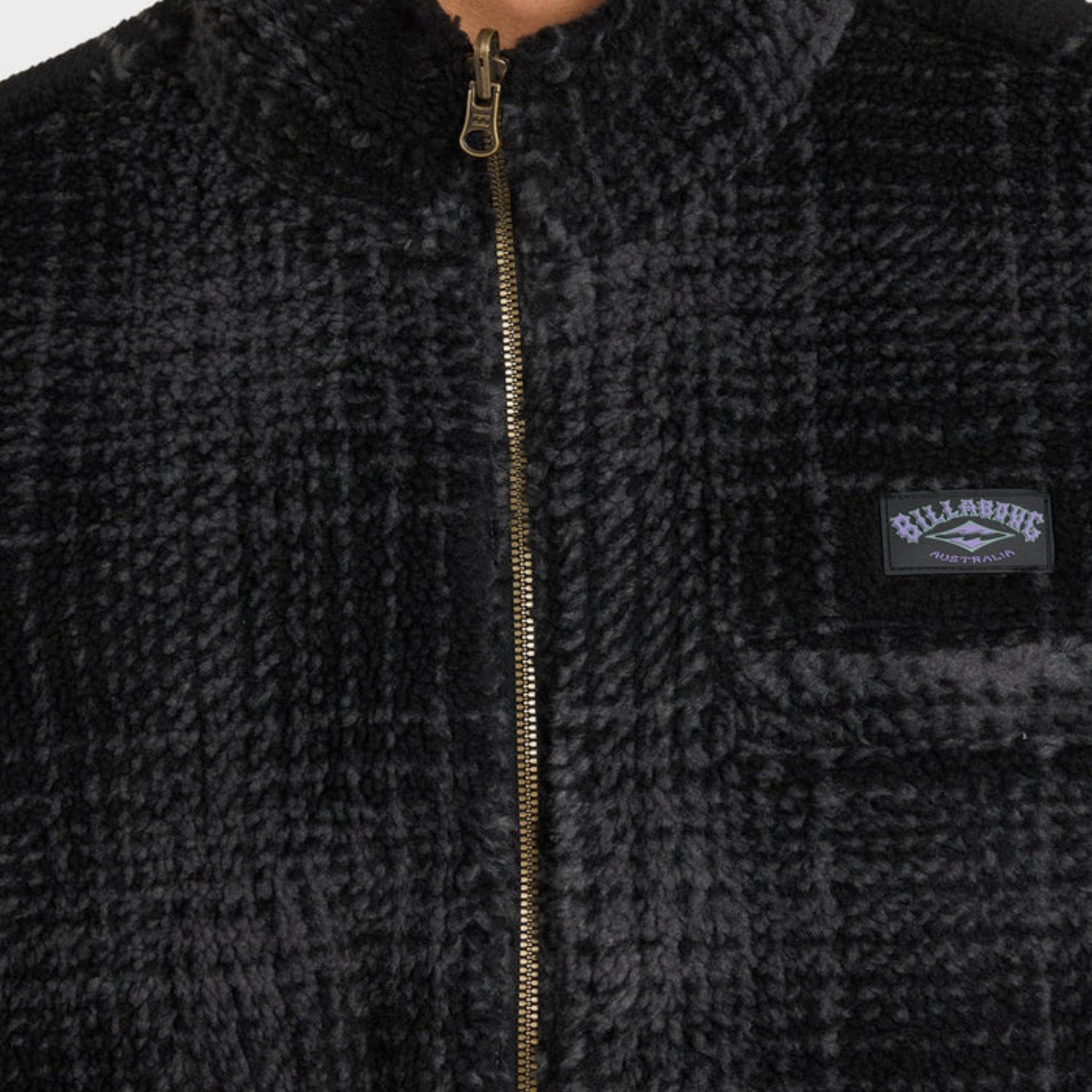 BILLABONG MENS GNARALOO REVERSIBLE JACKET - BLACK