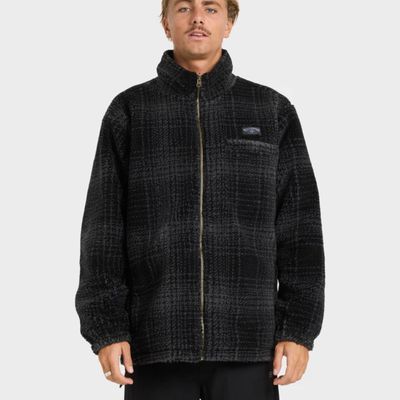 BILLABONG MENS GNARALOO REVERSIBLE JACKET - BLACK