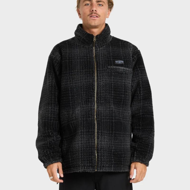 BILLABONG MENS GNARALOO REVERSIBLE JACKET - BLACK
