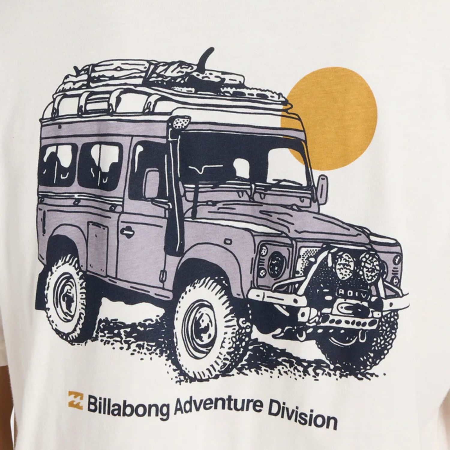 BILLABONG MENS MAKE TRACKS SS TEE - OFF WHITE