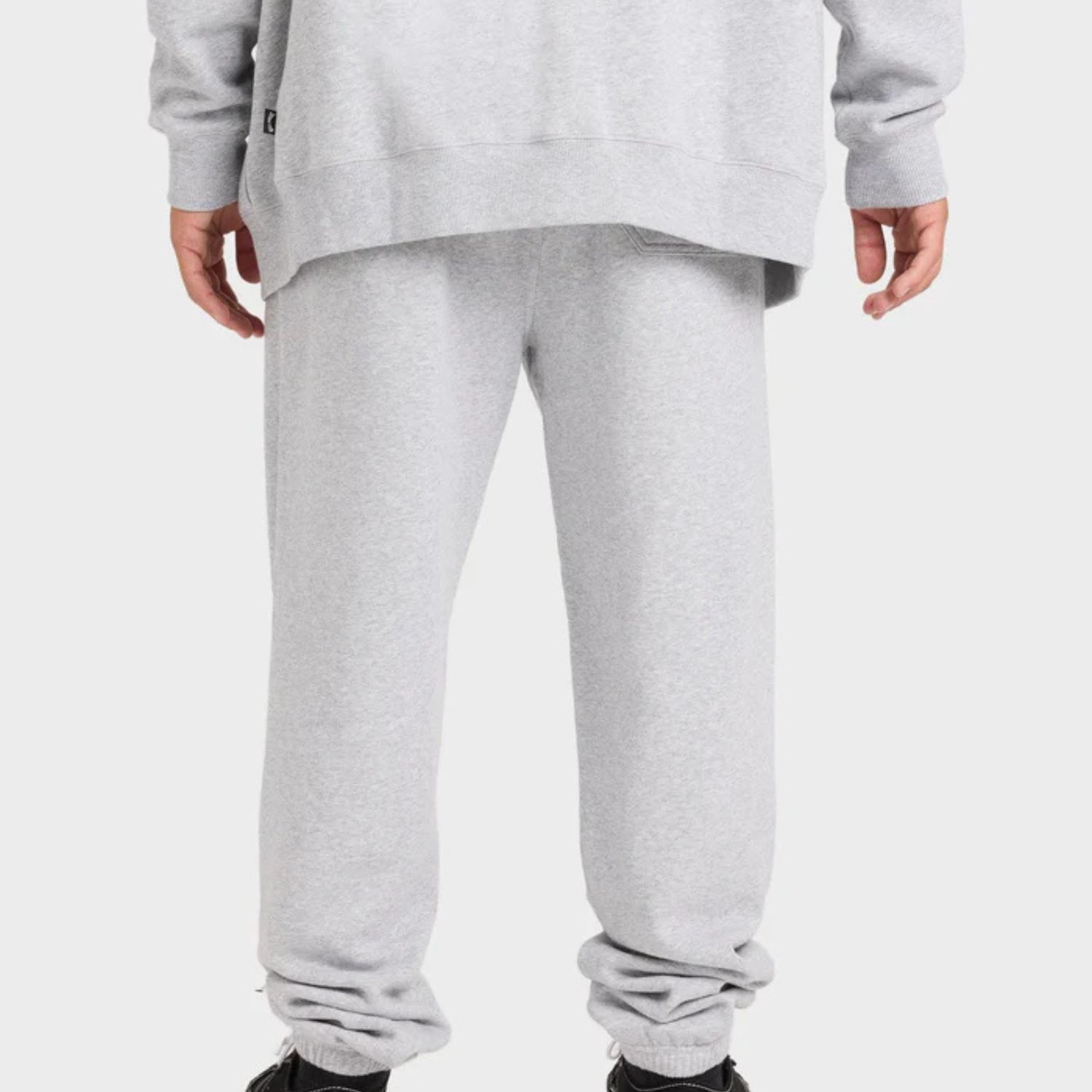 BILLABONG MENS PREMIUM WAVE WASH TRACK PANT - LIGHT GREY HEATHER