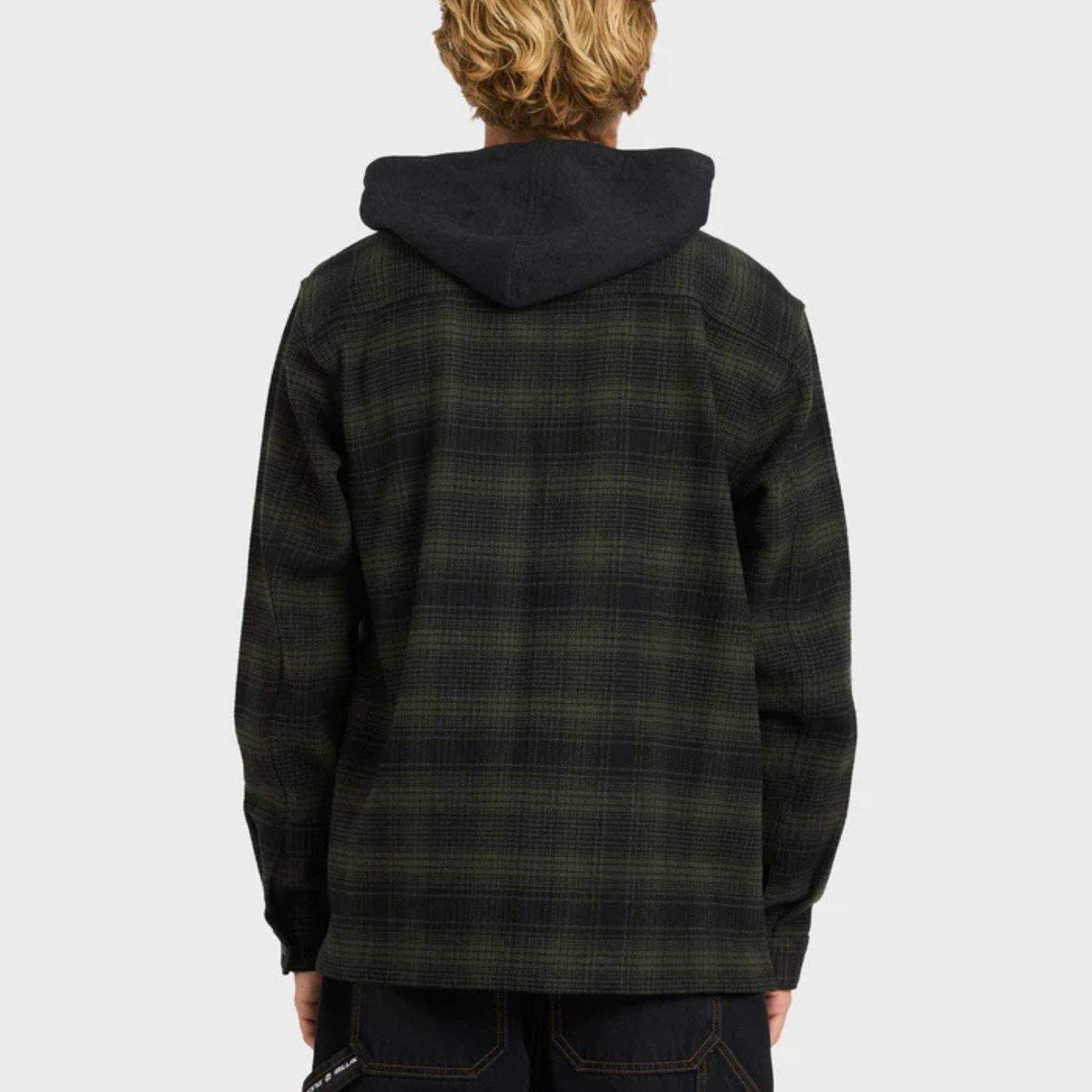 BILLABONG MENS BAJA SUR FLANNEL - BLACK