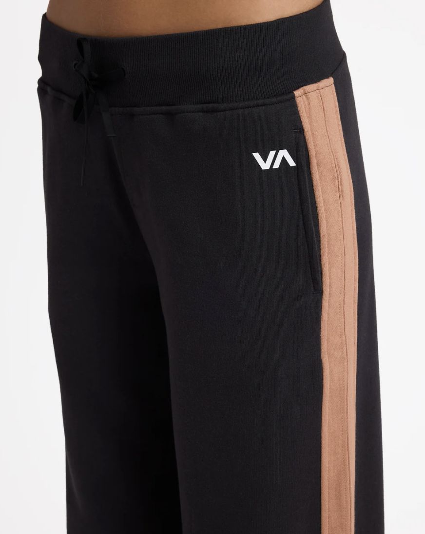 RVCA WOMENS BENCHWARMER PANT - WASHED BLACK