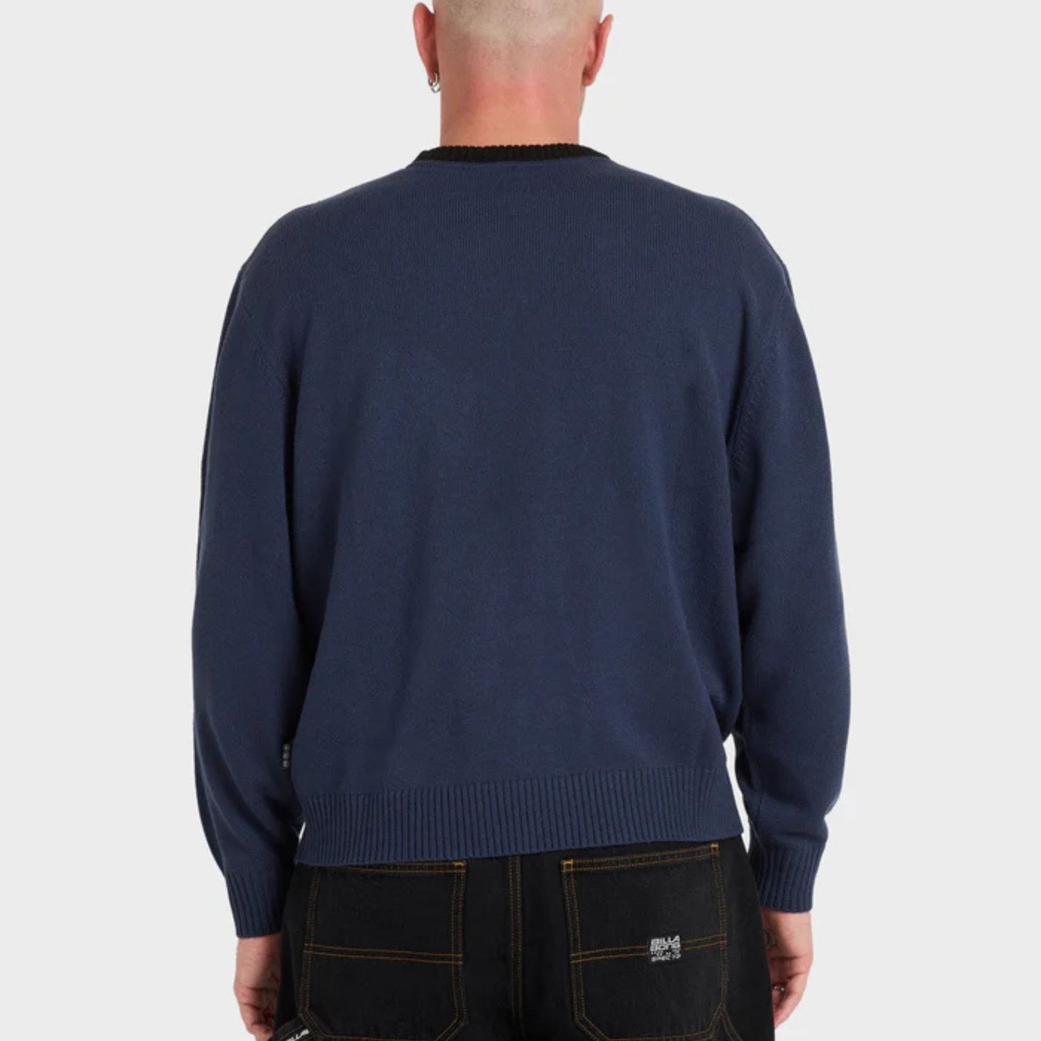 BILLABONG MENS SPEC 73 KNIT SWEATER - DUSTY NAVY