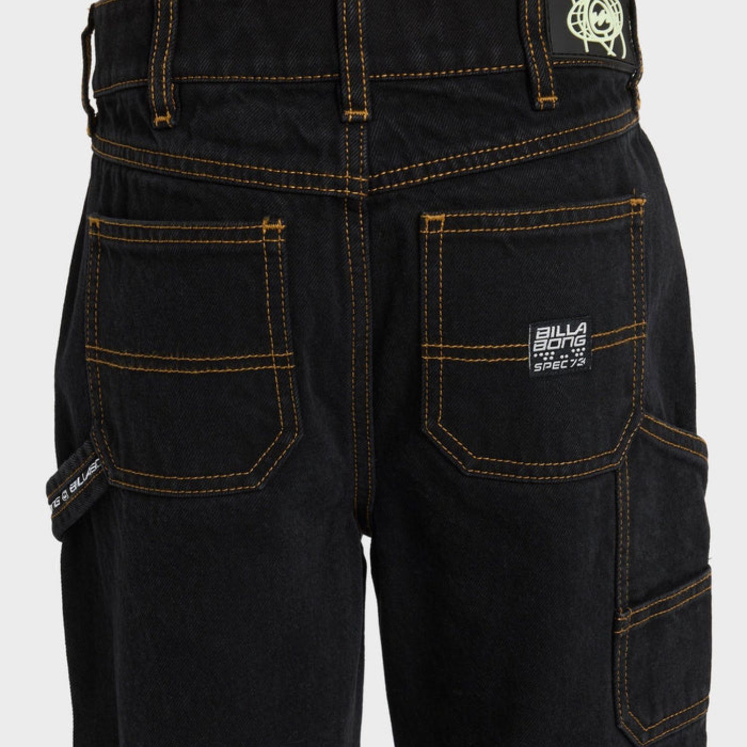 BILLABONG TEEN BOYS SPEC 73 CHROME JEAN - WASHED BLACK