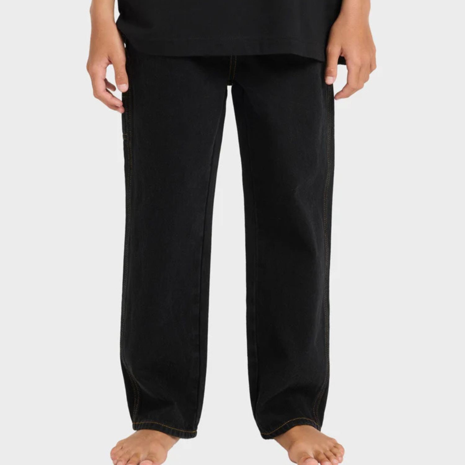 BILLABONG TEEN BOYS SPEC 73 CHROME JEAN - WASHED BLACK