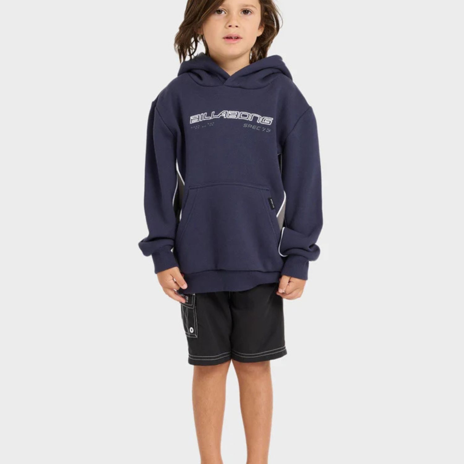 BILLABONG TODDLER BOYS SPEC 73 POP HOOD - VINTAGE INDIGO