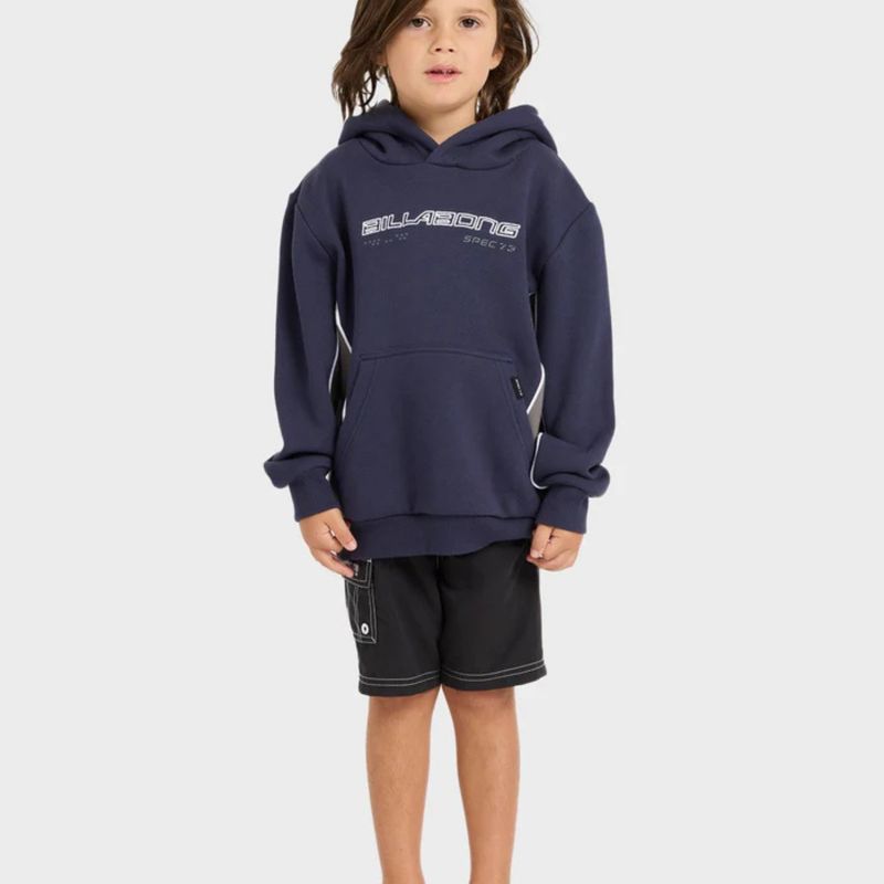 BILLABONG TODDLER BOYS SPEC 73 POP HOOD - VINTAGE INDIGO