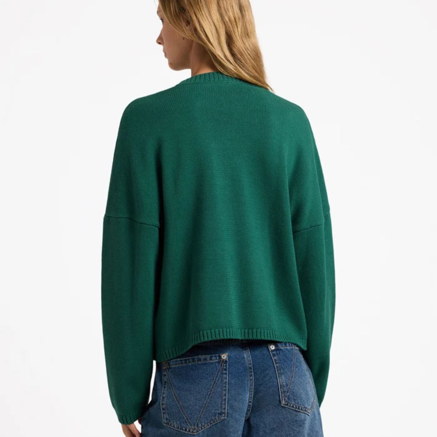 RVCA WOMENS IVY KNIT SWEATER - OLIVE
