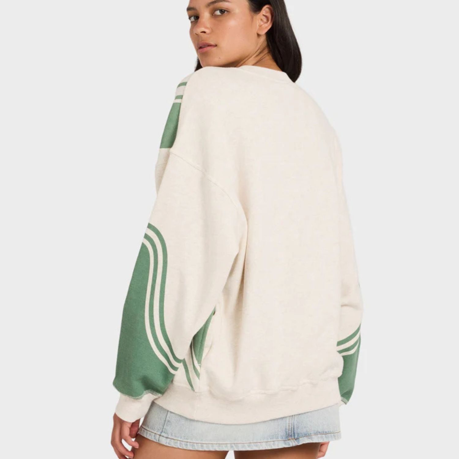 RVCA WOMENS LUCK OFF PULLOVER - VINTAGE WHITE