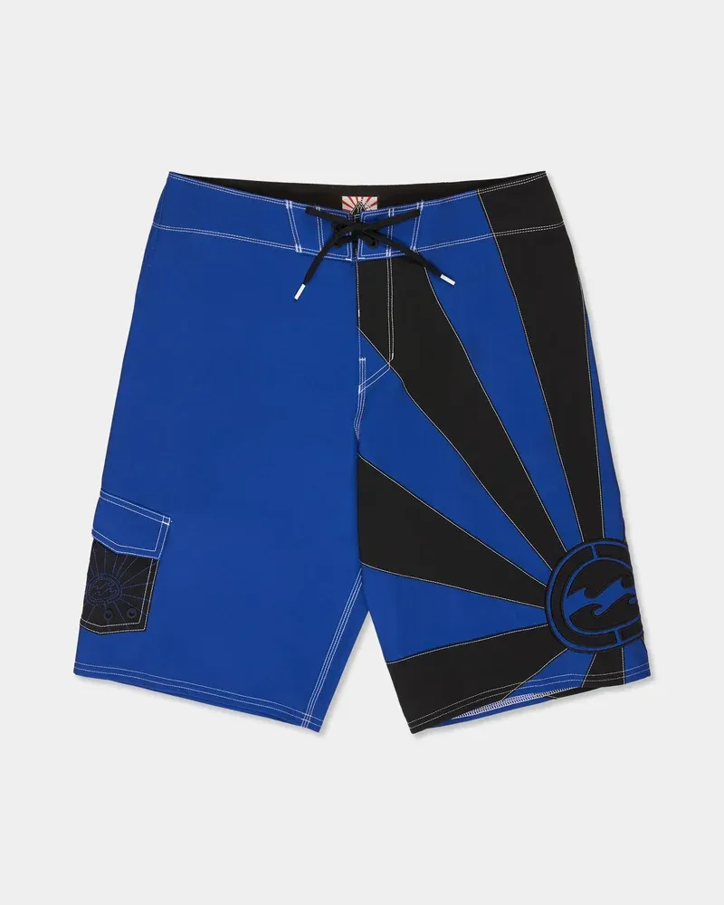 BILLABONG MENS A.I. RISING SUN PRO FITTED BOARDSHORT - ROYAL