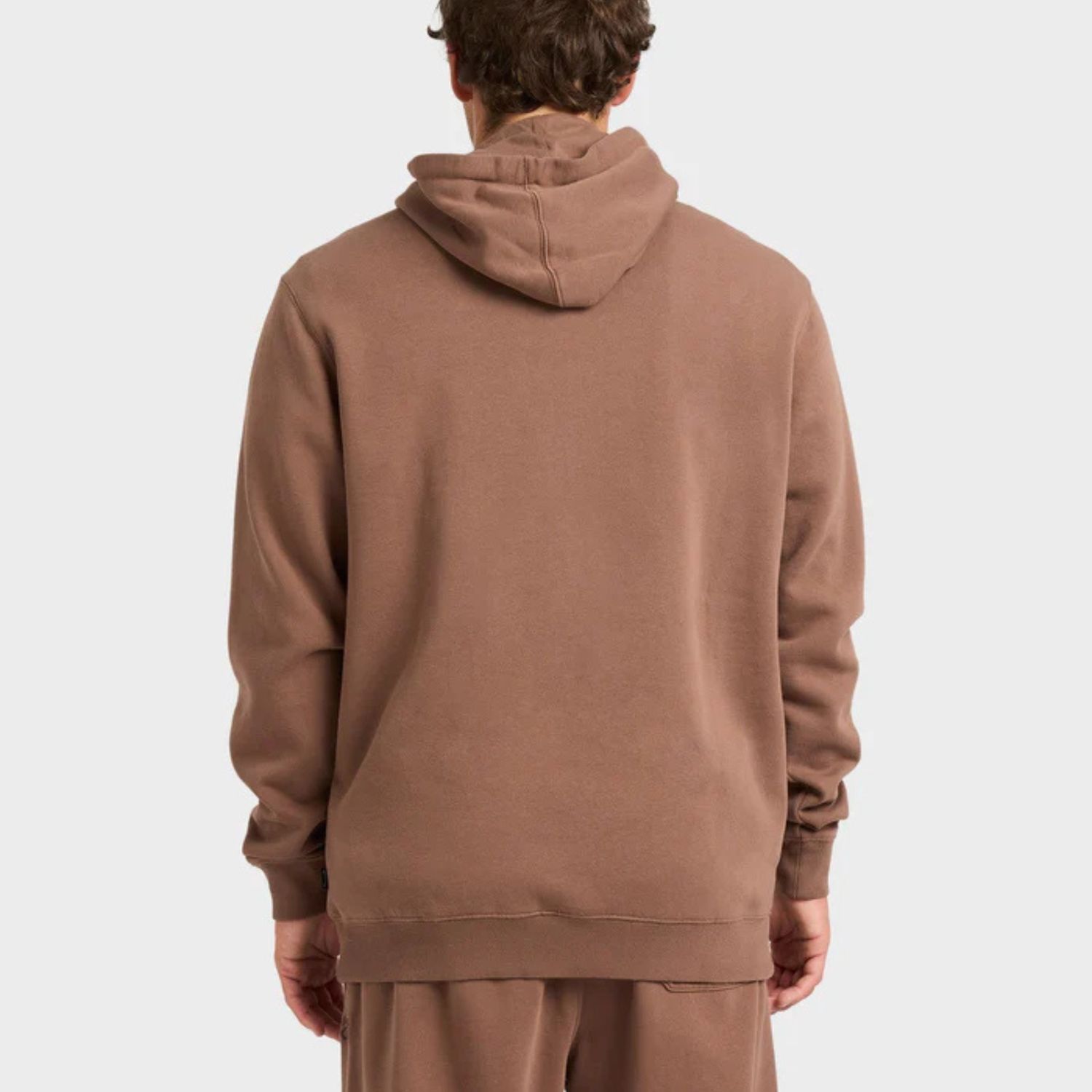 BILLABONG MENS PREMIUM WAVE WASH PULLOVER HOOD - MOCHA