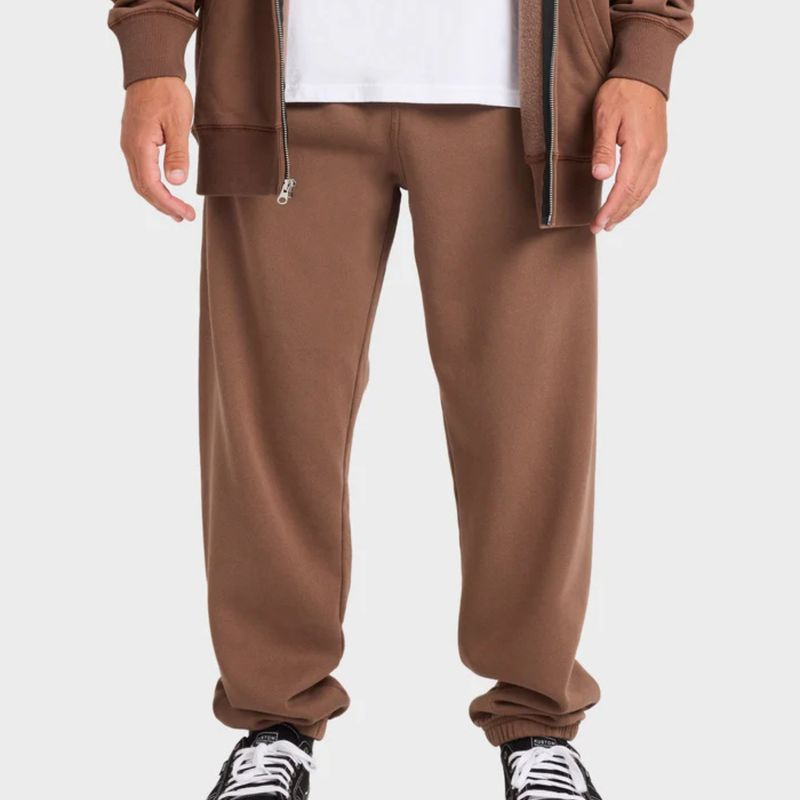 BILLABONG MENS PREMIUM WAVE WASH TRACK PANT - MOCHA