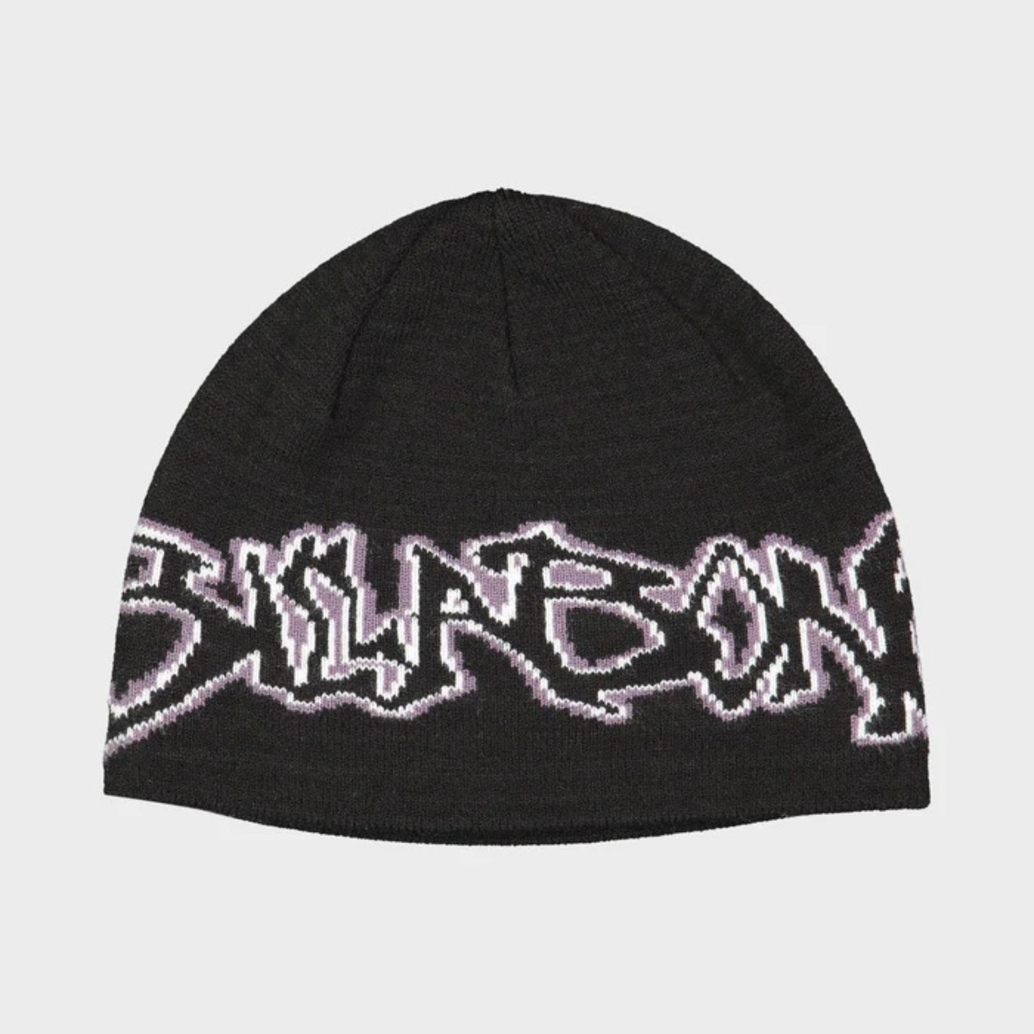 BILLABONG MENS BAD DOG SKULL BEANIE - BLACK