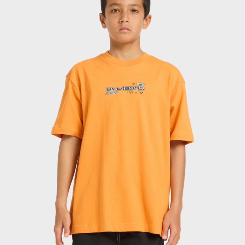 BILLABONG TEEN BOYS BOYS SPEC 73 SIGNAL SS TEE - DUSTY ORANGE