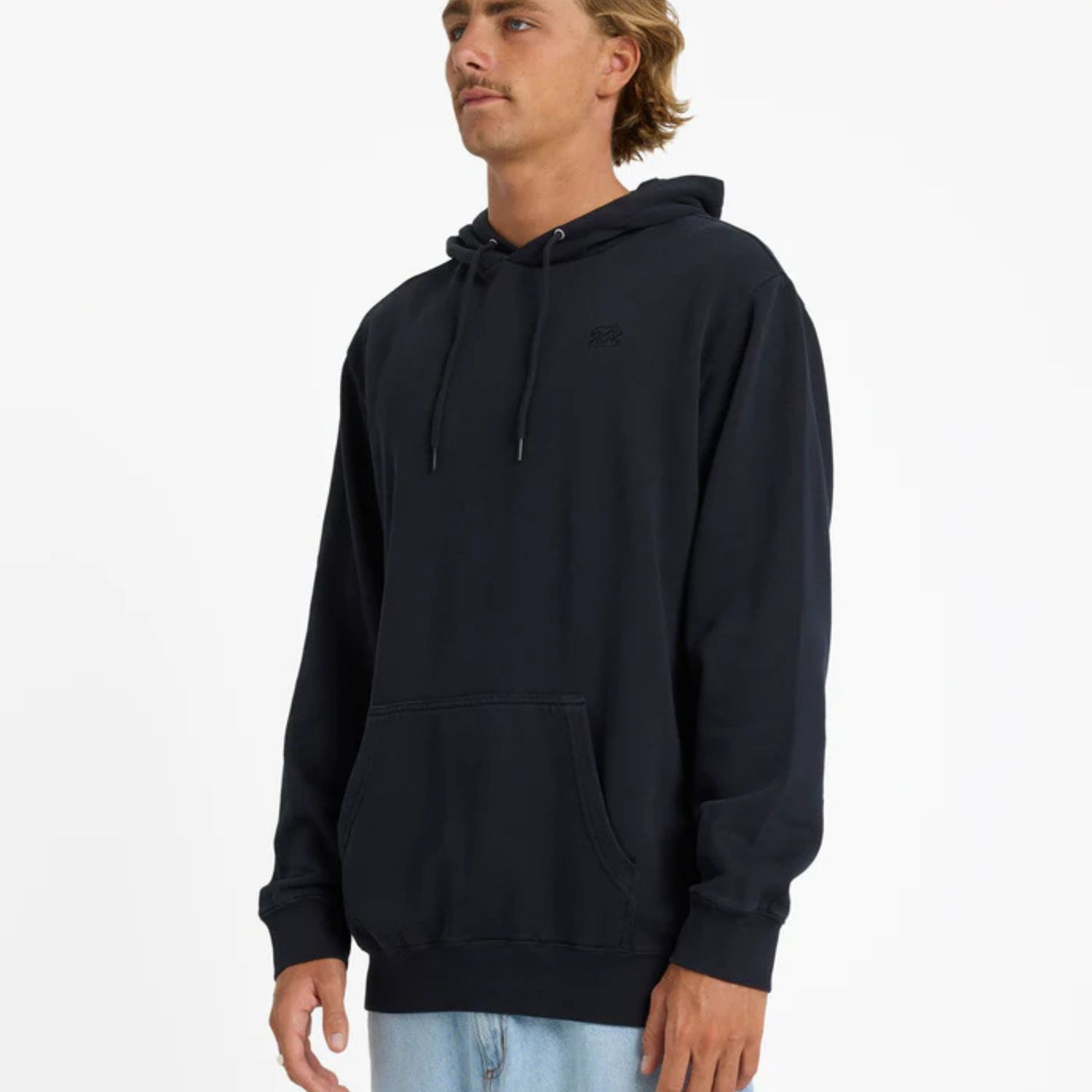 BILLABONG MENS PREMIUM WAVE WASH PULLOVER HOOD - BLACK
