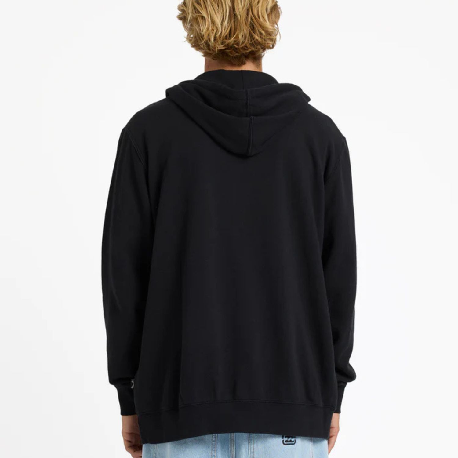 BILLABONG MENS PREMIUM WAVE WASH ZIP THRU HOOD - BLACK