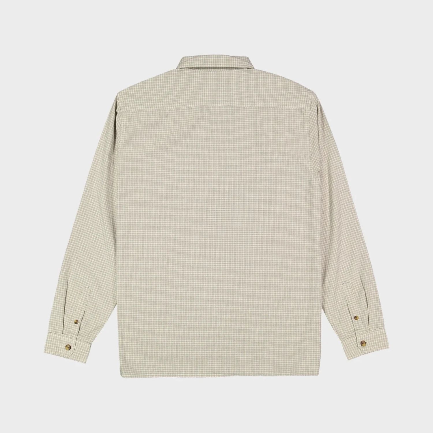 BILLABONG MENS MOGUL LS CHECK SHIRT - OATMEAL