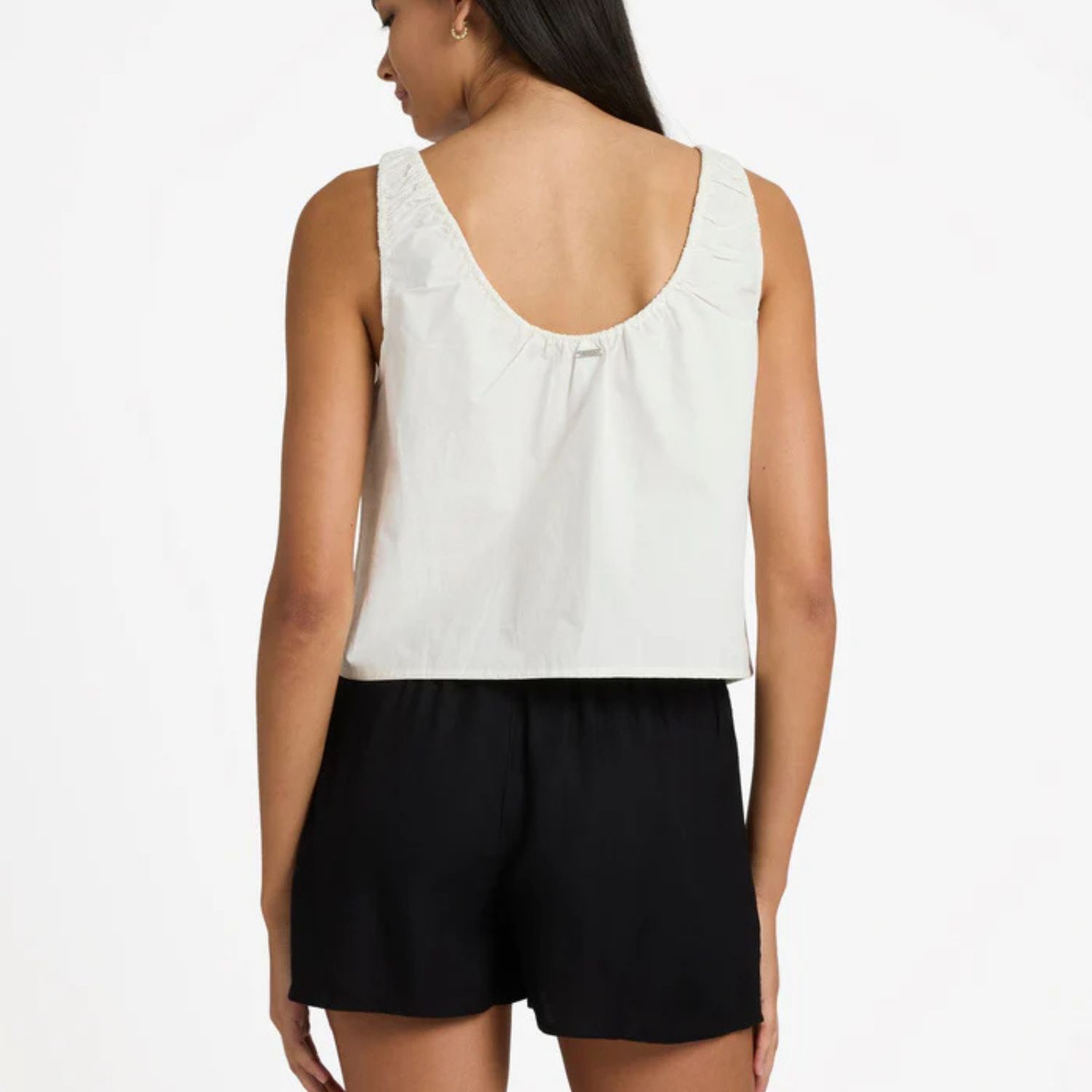 RVCA WOMENS RAYA SHORT - RVCA BLACK