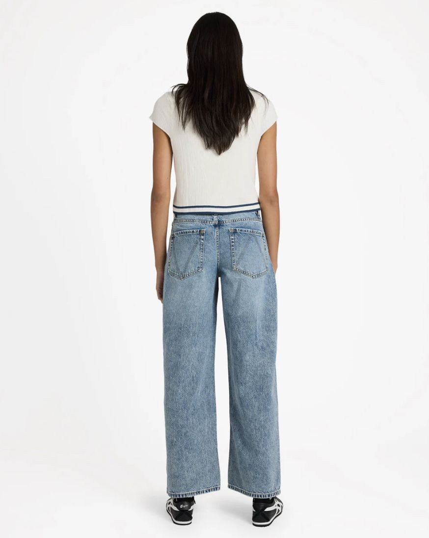 RVCA WOMENS LOOSEY DENIM PANT - BALSAM