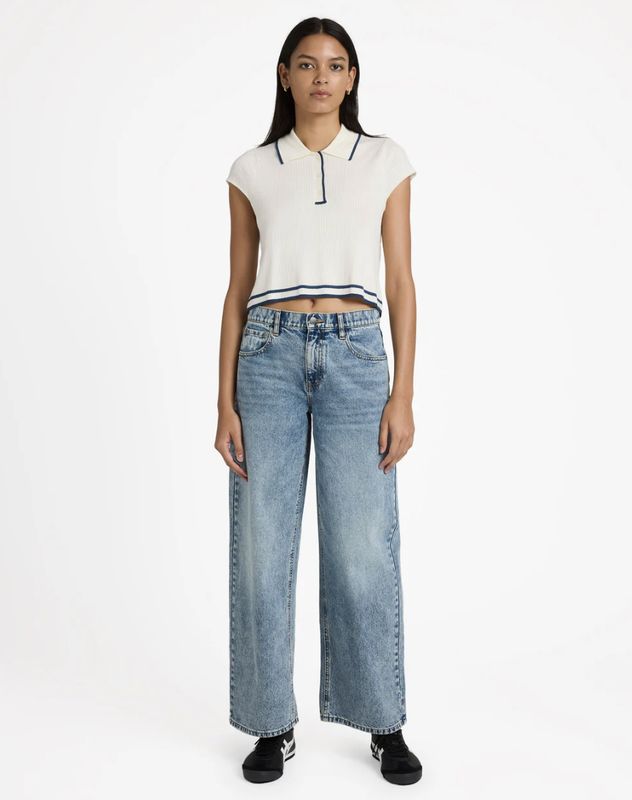 RVCA WOMENS LOOSEY DENIM PANT - BALSAM